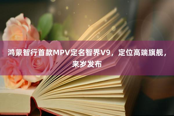 鸿蒙智行首款MPV定名智界V9,定位高端旗舰,来岁发布